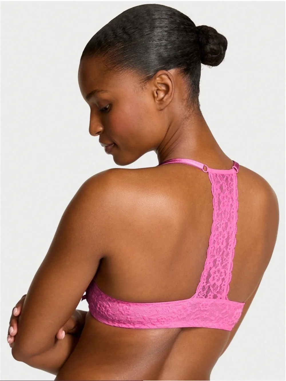 🔥🔥🆕VICTORIA’S SECRET SEXY TEE SMOOTH LACIE PUSH-UP BRA - Picture 2 of 2